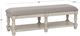Powell® Carrington Antique White/Gray Bench-2