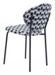 Zuo® Clyde Geometric Print/Black Dining Chair-3