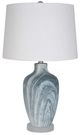 Lamps Per Se Blue/Gray Table Lamp-0