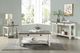 Homelegance® Granby Antique White End Table with Rosy Brown Top -1