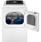 GE® 7.4 Cu. Ft. White Front Load Gas Dryer-2