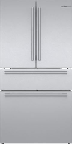 Bosch® 800 Series 36 in. 20.5 Cu. Ft. Stainless Steel Counter Depth French Door Refrigerator