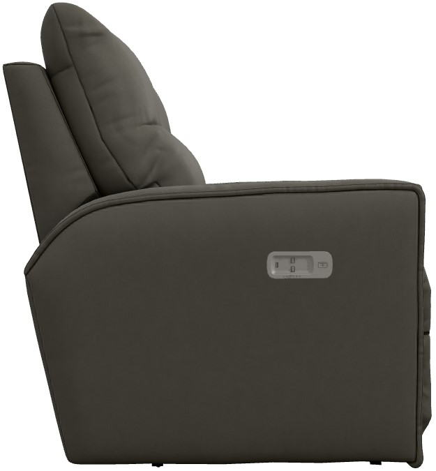 La-Z-Boy® Maddox Dove Gray Power Reclining 2-Seat Sofa with