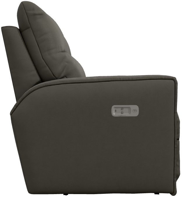 La-Z-Boy® Maddox Dove Gray Power Reclining 2-Seat Sofa with Headrest-3