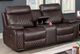 Furniture of America® Manda Dark Brown Manual Recliner Loveseat-0
