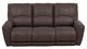 La-Z-Boy® Cassian Walnut Leather Manual Wall Reclining Sofa-1