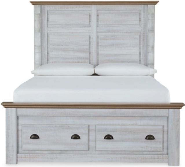 Signature Design by Ashley® Haven Bay Two-Tone Queen Storage Bed-2