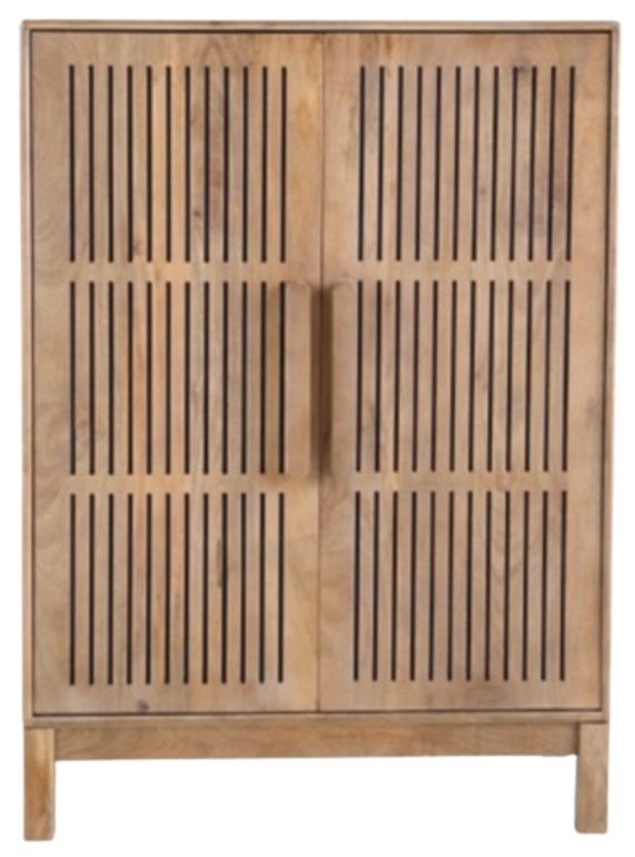 Signature Design by Ashley® Pellamour Natural Brown Bar Cabinet-1