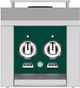 Hestan® AGB Series 12" Grove Outdoor Double Side Burner-0