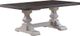Urban Collections by Yutzy Woodworking Empire Retreat White Oak Top with Shell Pedestal Dining Table -0