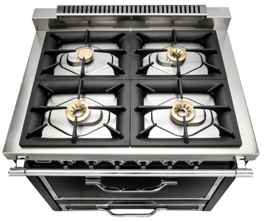 Viking® Tuscany 36" Antique Bronze Pro Style Dual Fuel Range-2