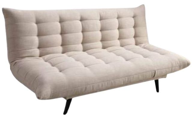 Milton Greens Stars Beige Multi-Functional Click Clack Plush Futon-0