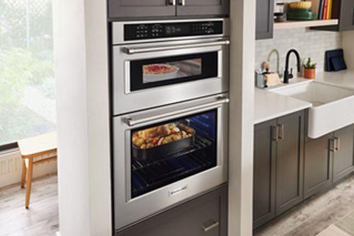 KitchenAid® 30" Stainless Steel Oven/Microwave Combo Electric Wall Oven-5