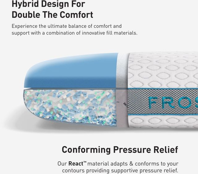 BEDGEAR® Frost King 3.0 Performance® Medium Firm Pillow for Warm/Hot Sleepers-3