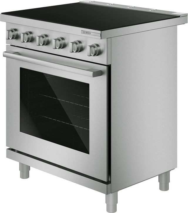 Bosch® 500 Series 30” Stainless Steel Pro Style Induction Range with Air Fryer-2