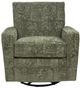 Cozy Life Agean Green Swivel Glider Chair-2