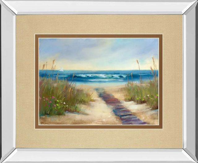 Classy Art Serenity Il by Karen Marguliss Mirror Framed Wall Art-0