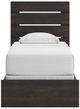 Signature Design by Ashley® Hollivern Dark Gray Twin Panel Bed-1