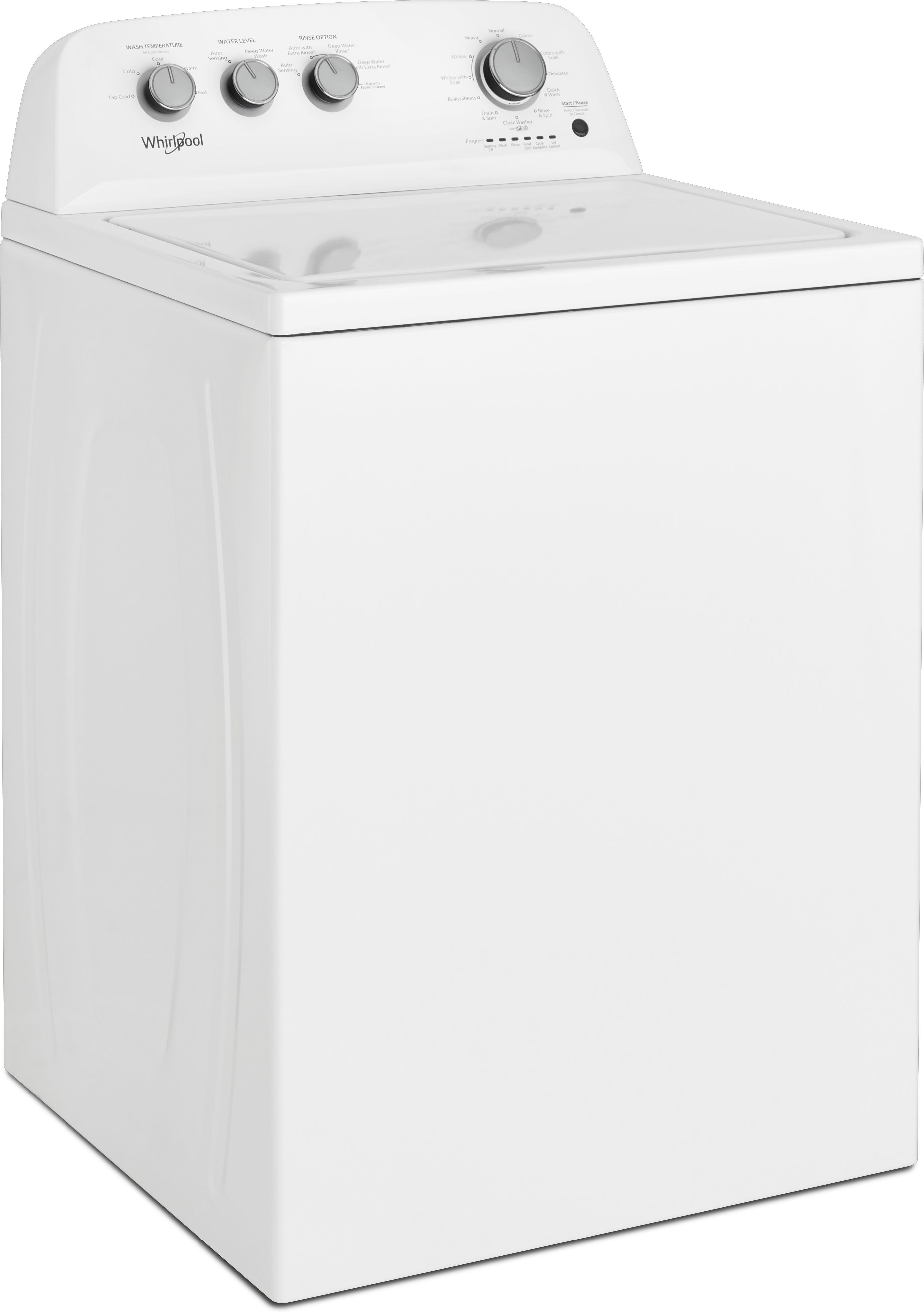 Whirlpool® 3.9 Cu. Ft. White Top Load Washer | Williams HVAC