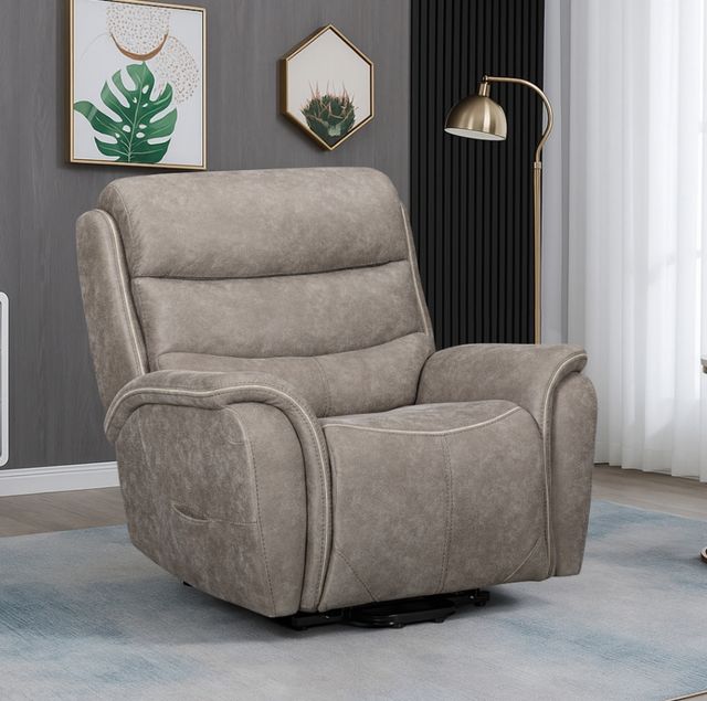 New Classic® Home Furnishings Kamari Gray Power Lift Recliner-1