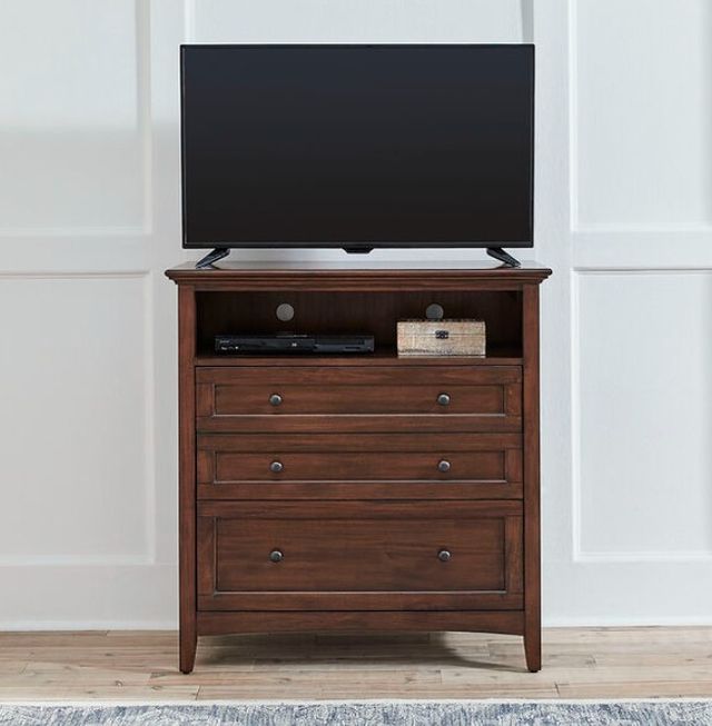 A-America® Westlake Cherry Brown Media Chest-1