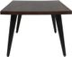 Jofran Inc. Prelude Walnut Rectangle Coffee Table with Black Base-3