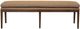 Modus Furniture Carlisle Pecan Pie Upholstered Dining Bench-2