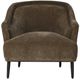 Four Hands Noel Hammered Black/Malmo Olive Accent Chair-1