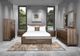 VieBois Coffee/Titanic Gray Queen Bed-1
