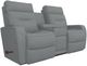 La-Z-Boy® Baron Graphite Manual Wall Reclining Loveseat with Console-0