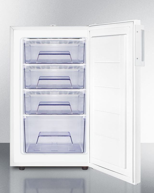 Summit® 2.8 Cu. Ft. White Upright Freezer-2