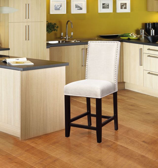 Linon Stewart Beige Counter Stool-2