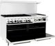 Atosa® CookRite 60'' Stainless Steel Pro Style Dual Fuel Range-1