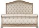 Magnussen Home® Marisol Fawn/Snow Fox Upholstered Queen Sleigh Bed-1