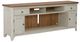 Liberty Furniture Farmhouse Reimagined Brown/White Console with Fireplace-3