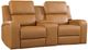 Corinthian Furniture Nova Butternut Power Reclining Loveseat with Power Headrest, Console, and Lumbar  -0
