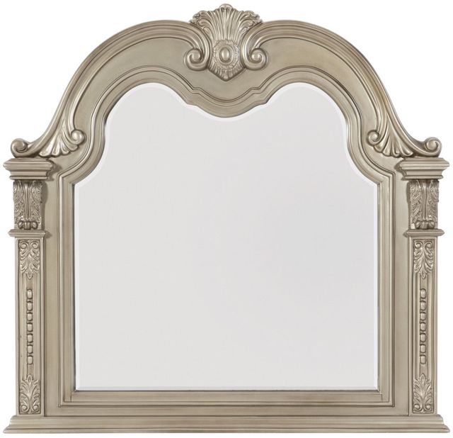 Mazin Furniture Cavalier Silver Mirror-1