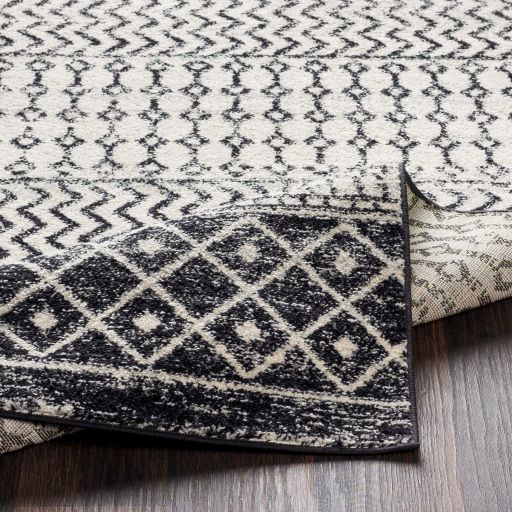 Surya Elaziz Gray/White 5'x8' Area Rug-2