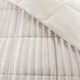 Olliix by Madison Park Duke Champagne Full/Queen Faux Fur Comforter Mini Set-1