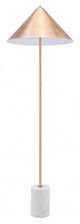 Zuo Modern Bianca Gold/White Floor Lamp-0