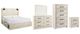 Signature Design by Ashley® Cambeck 5-Piece Whitewash King Panel Storage Bed Set-0