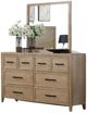 New Classic® Home Furnishings Keesha 4-Piece Blonde Eastern King Bedroom Set-2