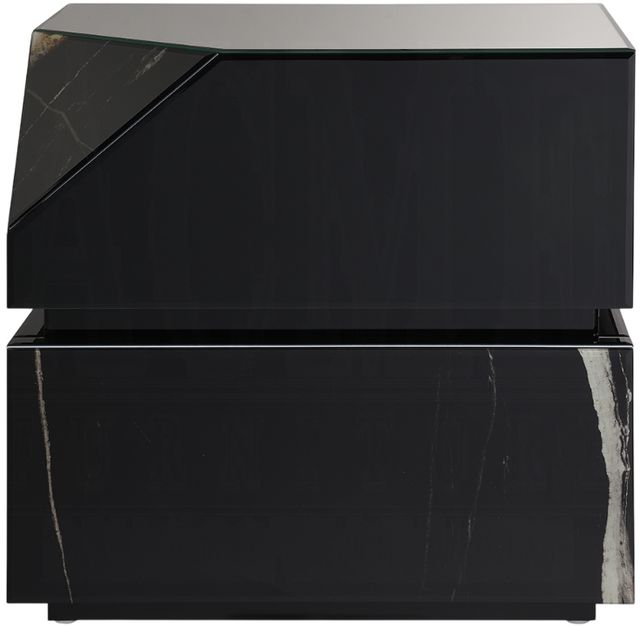 ACME Furniture Drisana Black Mirrored End Table-3