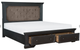 Homelegance® Bolingbrook Brown/Charcoal Queen Platform Storage Bed-2