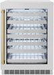 ZLINE Autograph Edition Touchstone 4.8 Cu. Ft. Satin Stainless Steel Wine Cooler with Glass Door and Polished Gold Handle-0