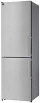 FORNO® Guardia 24" 10.8 Cu. Ft. Stainless Steel Counter Depth Bottom Freezer Refrigerator-2
