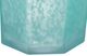 A & B Home Aqua Blue Frosted Mercury Glass Octagonal Candle Holder-4