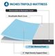 Furniture of America® Hollyhock 4" Memory Foam Plush Queen Tri-Fold Mattress-1