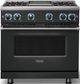 Viking® 7 Series 36" Antique Bronze Pro Style Liquid Propane Gas Range with Griddle-3