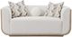 Michael Amini® West Kensington Sea Salt Caramel Loveseat-1